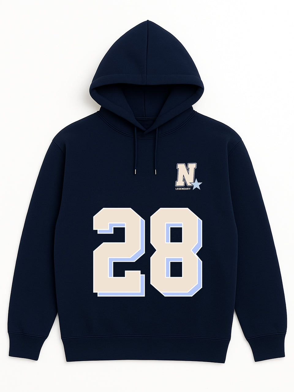 Oversized Stylish Unisex Navy Blue Hoodie