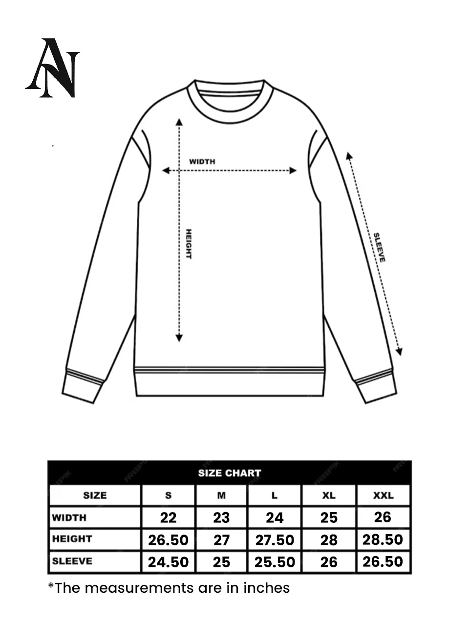 Oversized Unisex Blue-Beige Sweatshirt
