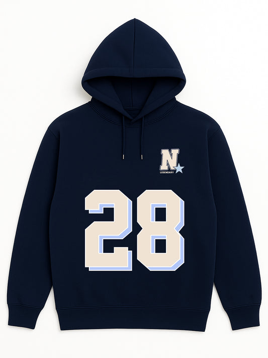 Oversized Stylish Unisex Navy Blue Hoodie